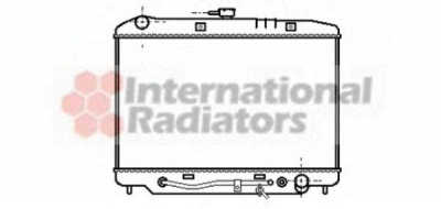 VAN WEZEL 37002180 -  Радиатор, охлаждение двигателя